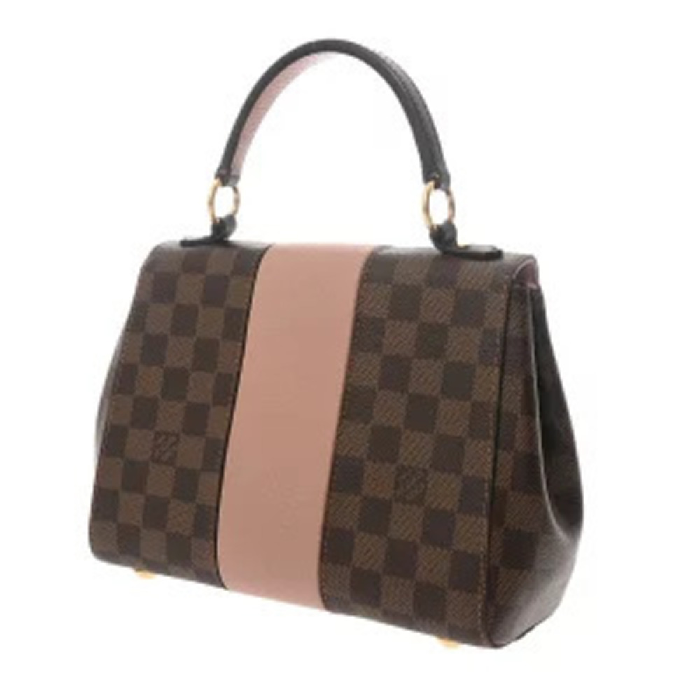 Louis Vuitton Handbag Street Magnolia Damier Bond Canvas Leather Taurillon